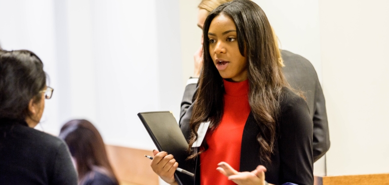 Student at Career Fair