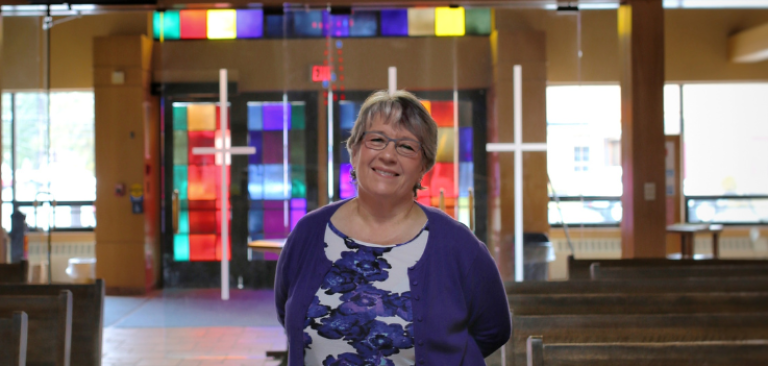 Female Minister in Church